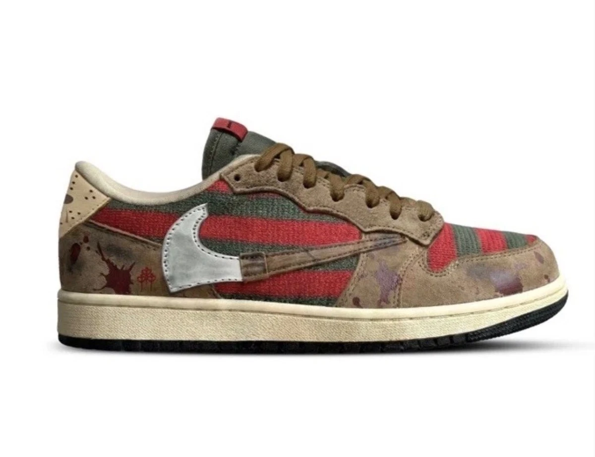 フレディ・クルーガー外科医 Shoe Surgeon x Air Jordan 1 Custom High Freddy Krueger for Sale