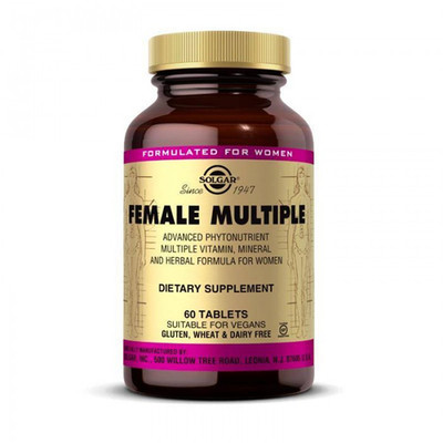 Female Multiple 60 Tablets Multivitamins and Minerals Solgar