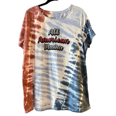 Lane Bryant Classic Short-Sleeve All American Mama Graphic Tee size 14/16