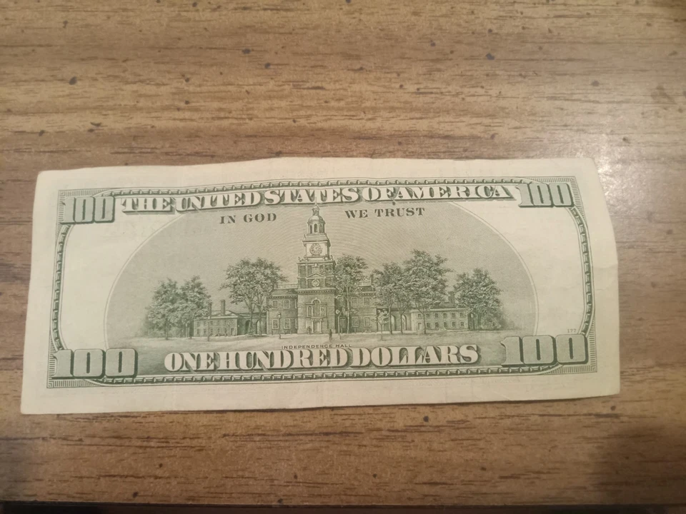 1996 $100 Dollar - Image 2 of 2
