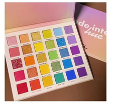30 Color Rainbow Eyeshadow Palette - Highly Pigmented Mattes, Glitter & Shimmers