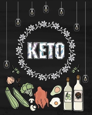 Keto: 120 Days Ketogenic Meal Planner Journal Book Daily Food He