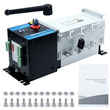 Industrial Automatic Transfer Switch 4Pole 250A 110V 220V Grid to AC Generator