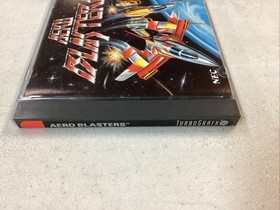 Aero Blasters (TurboGrafx-16, 1990) CIB Manual Tested