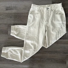 Rag & Bone Engineered Cotton Hemp Joggers Pants Natural Size 25 Medium