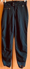 Nils Women's Winter Pants Black Lined Snow Ski WB400 Zip Pocket Made in USA Sz10