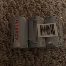 Tenergy 3 Pcs C size 5000mAh High Capacity NiMH Rechargeable Batteries.