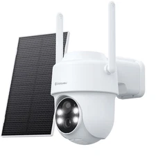Galayou 2K 3MP Solar Security Cameras Wireless Outdoor 360° Viewing Color Night