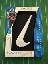 2017 IMMACULATE Curtis Samuel Nike  Patch #/5 Carolina Panthers Rookie RC