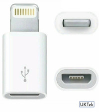 Micro USB To For Iphone port  Android Cable Adapter To Apple Port for  iPhone UK