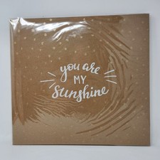You Are My Sunshine 12x12 Scrapbook Album With 10 Top Loading Pages Gold Polka D
