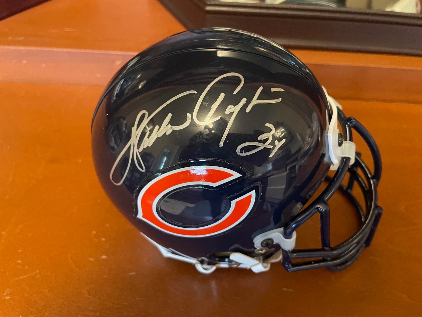 WALTER PAYTON SIGNED AUTOGRAPH AUTHENTIC CHICAGO BEARS MINI HELMET PSA/DNA