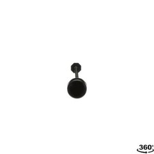 ABB KPR3-100B Flush Momentary Reset Push Button Black