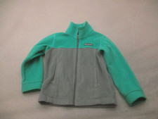 Columbia Size 4-5 Kids Unisex Full Zip Stand Collar Pocket Athletic Jacket 079