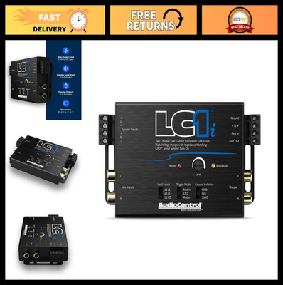 Active 2-Channel Line Driver & Output Converter for Factory Car Audio System, Ad