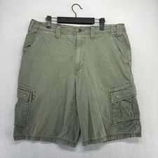 Vintage Mossimo Shorts Men's 34 Green Cargo Supply Military Surplus Baggy Y2k
