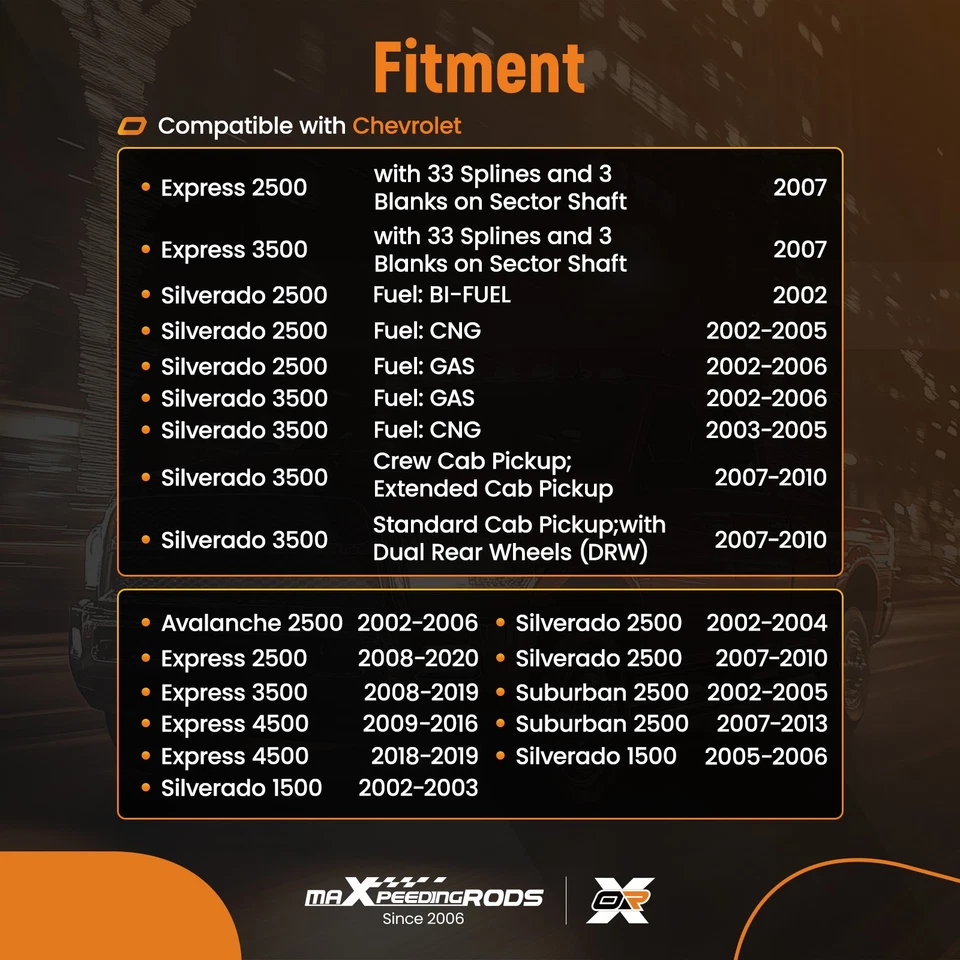 Caja de cambios de dirección asistida para Chevy Silverado 1500 2500 HD 3500 HD GMC Sierra 2500 Foto 2 de 4