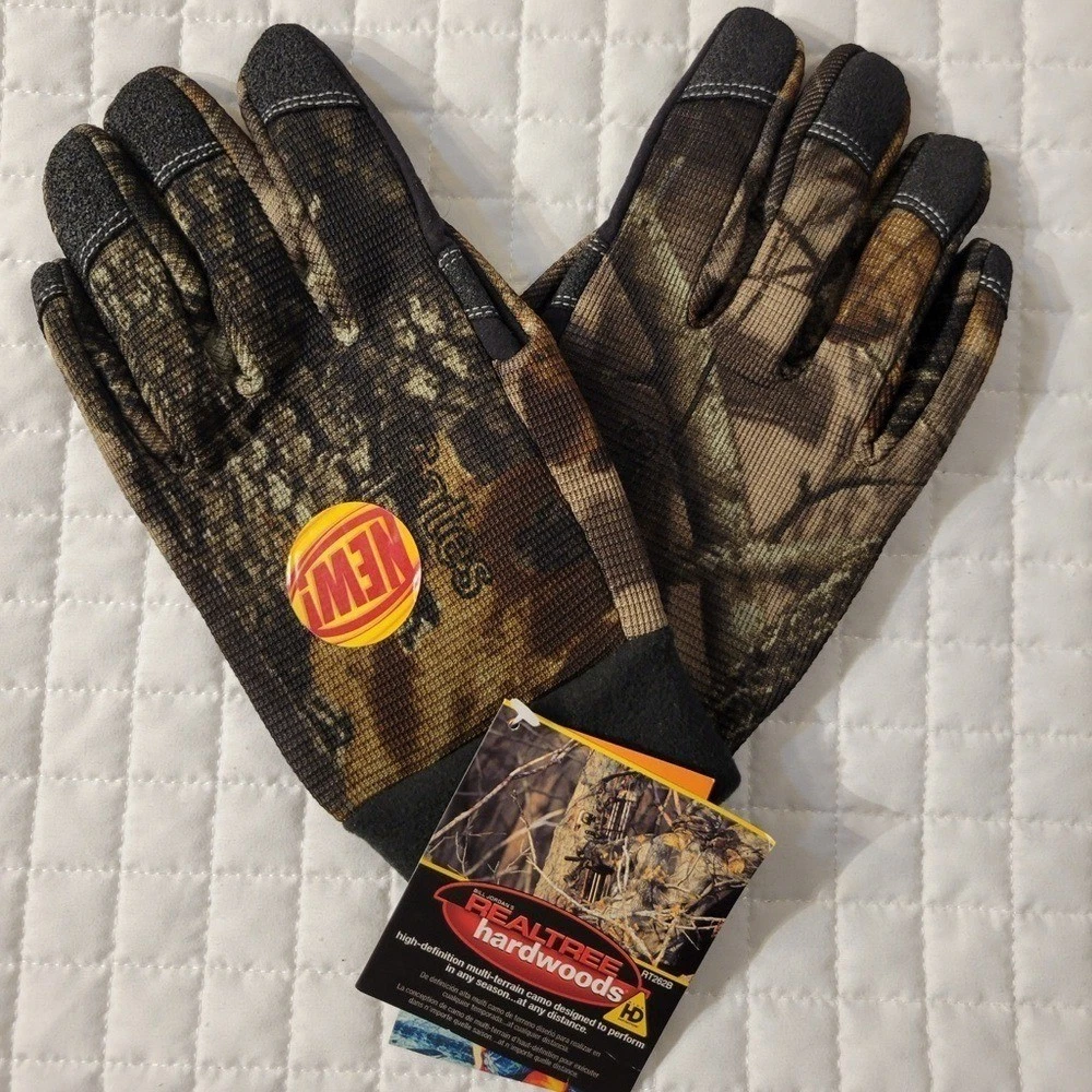 Realtree Men's Camo Hunting Gloves Outdoors Winter Camping Workwear Camouflage
