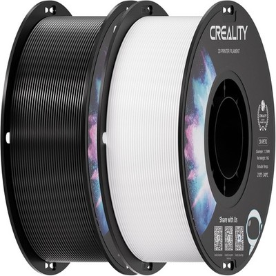 Creality PETG 3D Printer Filament 2kg Black & White 1.75mm High Precision