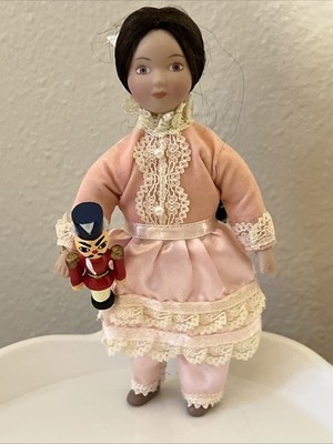 American Girl Samantha Doll Clara With Nutcracker 6  Porcelain Adult Collector