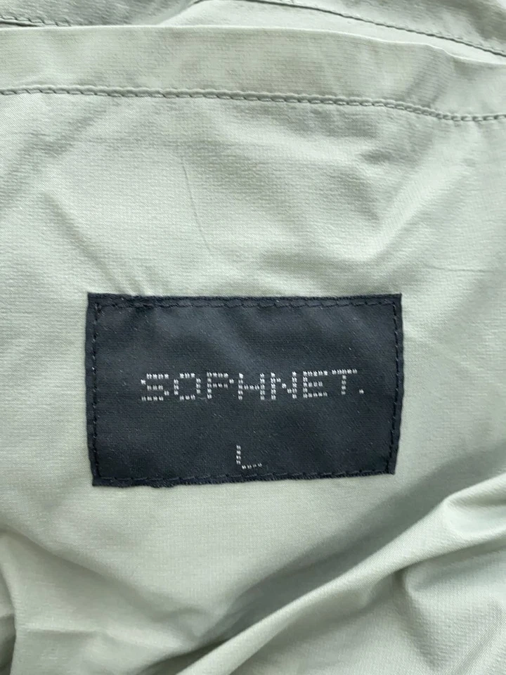 SOPHNET. Chaleco acolchado L nailon gris SOPH-242015 Foto 3 de 4