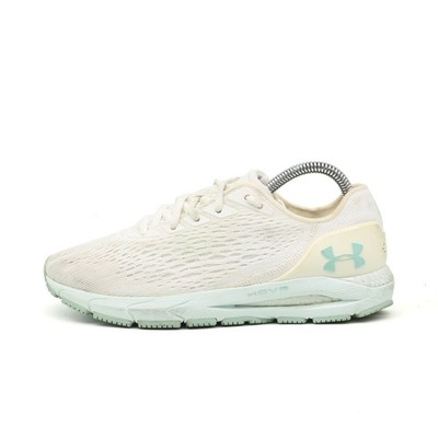 Under Armour Damen HOVR Sonic 3 Sneaker Weiß Textil Low-Top Laufschuh EU 38.5