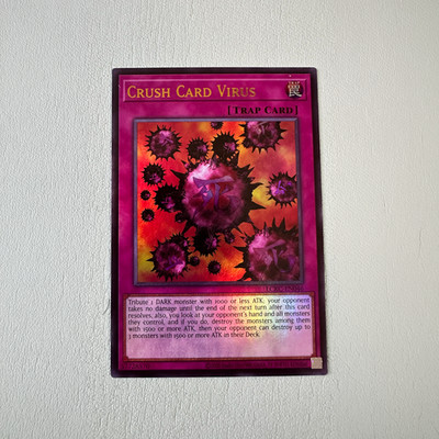 Yugioh Crush Card Virus LCKC-EN046 Ultra Rare 1st Edition Near Mint
