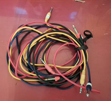 4 x Kabel Patchkabel Stereo Klinke farbig je ca. 3,30 m
