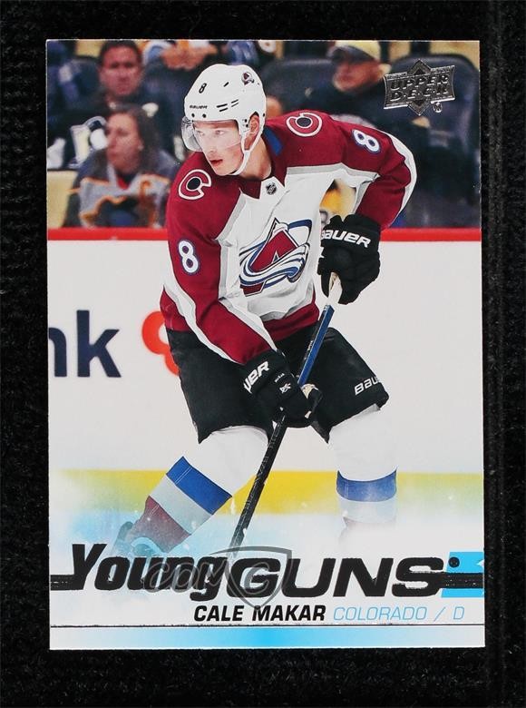 2019-20 Upper Deck Young Guns Cale Makar #493 yj0