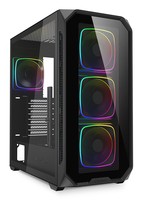 Sharkoon Case Ak5G Rgb ATX 1x Glass Black Midi/Minitower 4044951041831
