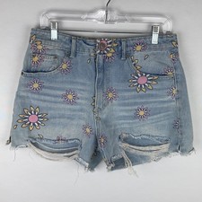No Boundaries Shorts Juniors Pretty Unique Flirty Bohemian Flowers Print 11