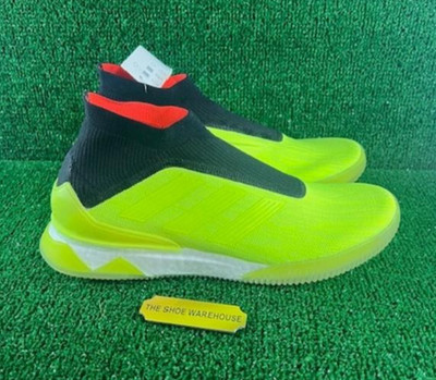 Men's Adidas Predator Tango 18+ Solar Yellow Turf Soccer Shoes AQ0601 Size 10.5