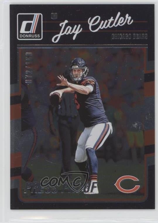 2016 Donruss Press Proof Silver 72/100 Jay Cutler #49 1u6