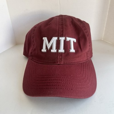 MIT Hat Massachusetts Institute of Technology Maroon Legacy Cap Y2K Embroidered