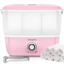 TASALON Hot Towel Steamer for Facials, Warmer Quickly Heats Up in... 