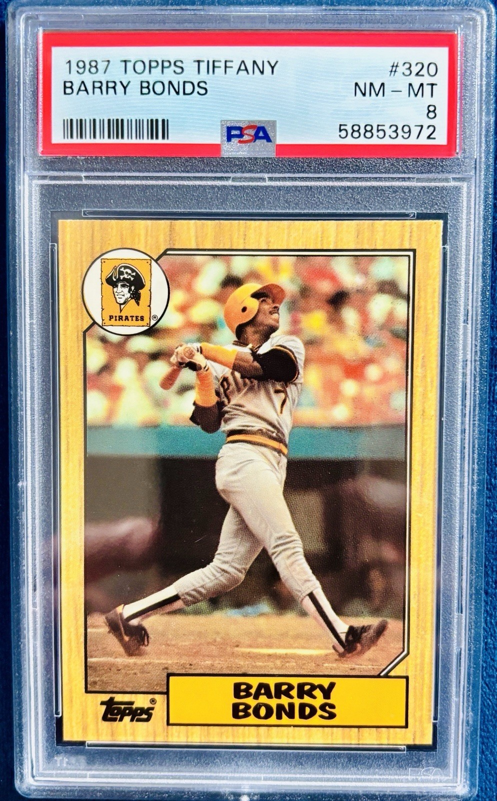 1987 Topps - Barry Bonds #320 Tiffany (RC)