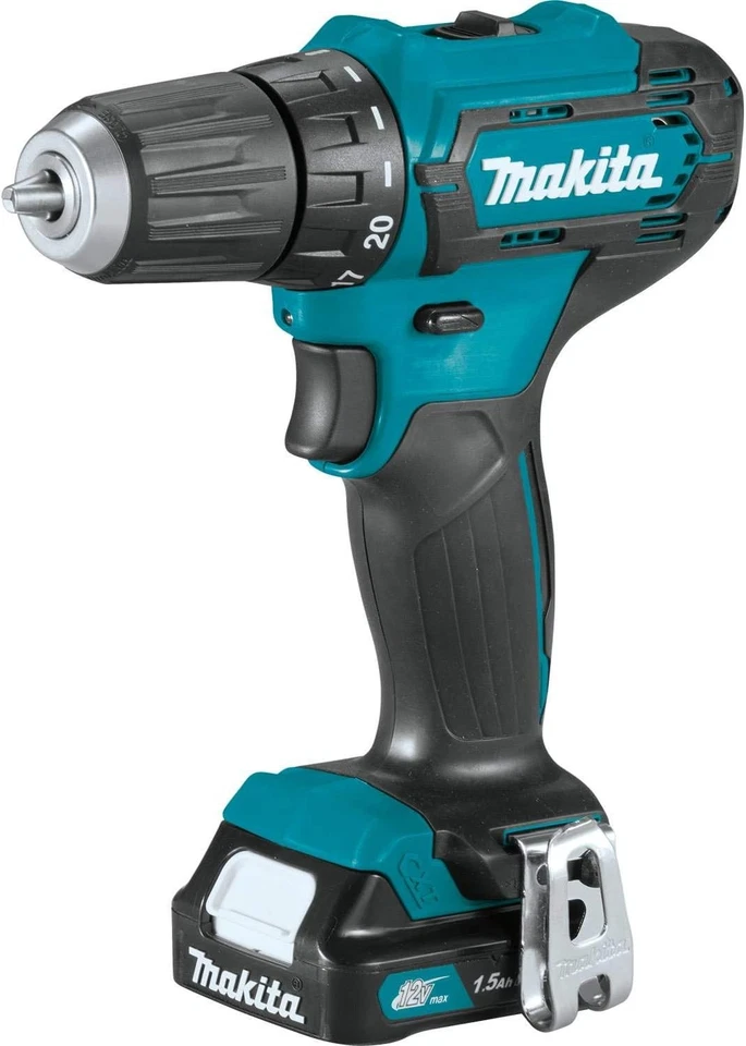 NIB Makita 12V Max CXT CT326: Drill/Driver, Impact Wrench, Flashlight, 2 x 1.5Ah - Image 2 of 4