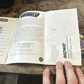 Sega Saturn Arcade's Greatest Hits Atari Collection 1 Midway 1997 Manual Incl