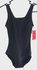 CAPEZIO Black Tank Leotard Girls Small Youth Ballet Dance