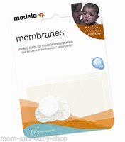 Medela Breast Pump Spare Part White Membranes Membrane 6 Pk 87088