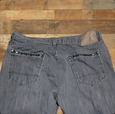 Vintage Y2k Streetwear Sean John Jeans Hamilton Studded Baggy 38x30