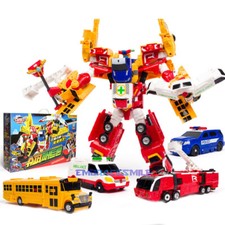 Hello Carbot SUPER PATRON Combined Transformation Robot Toy - Dyre Ex & Patr