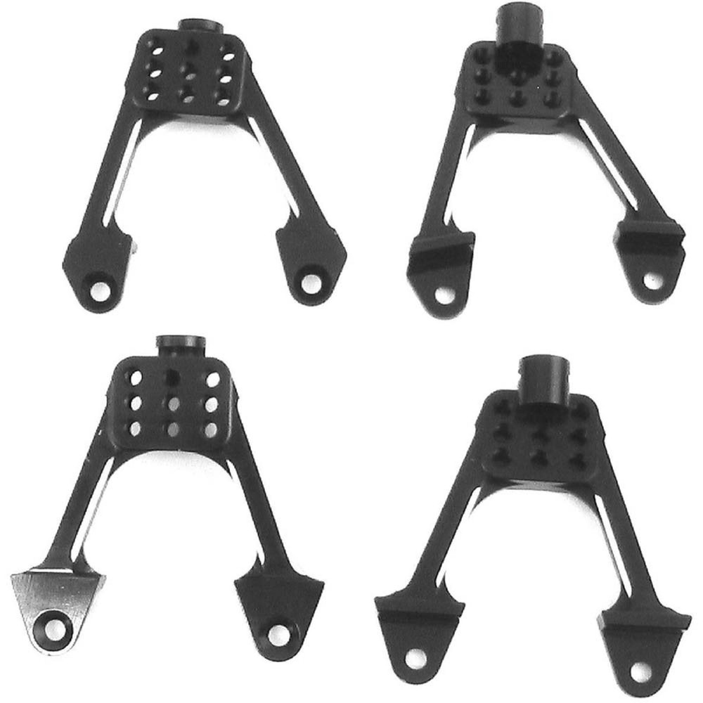 Aluminum Front/Rear Shock Tower SCX10 Axial by Hot Racing HRASCX28301