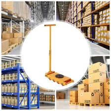 Machine Skate Heavy Duty Machine Dolly Skate+Handle Industrial Moving Equipment