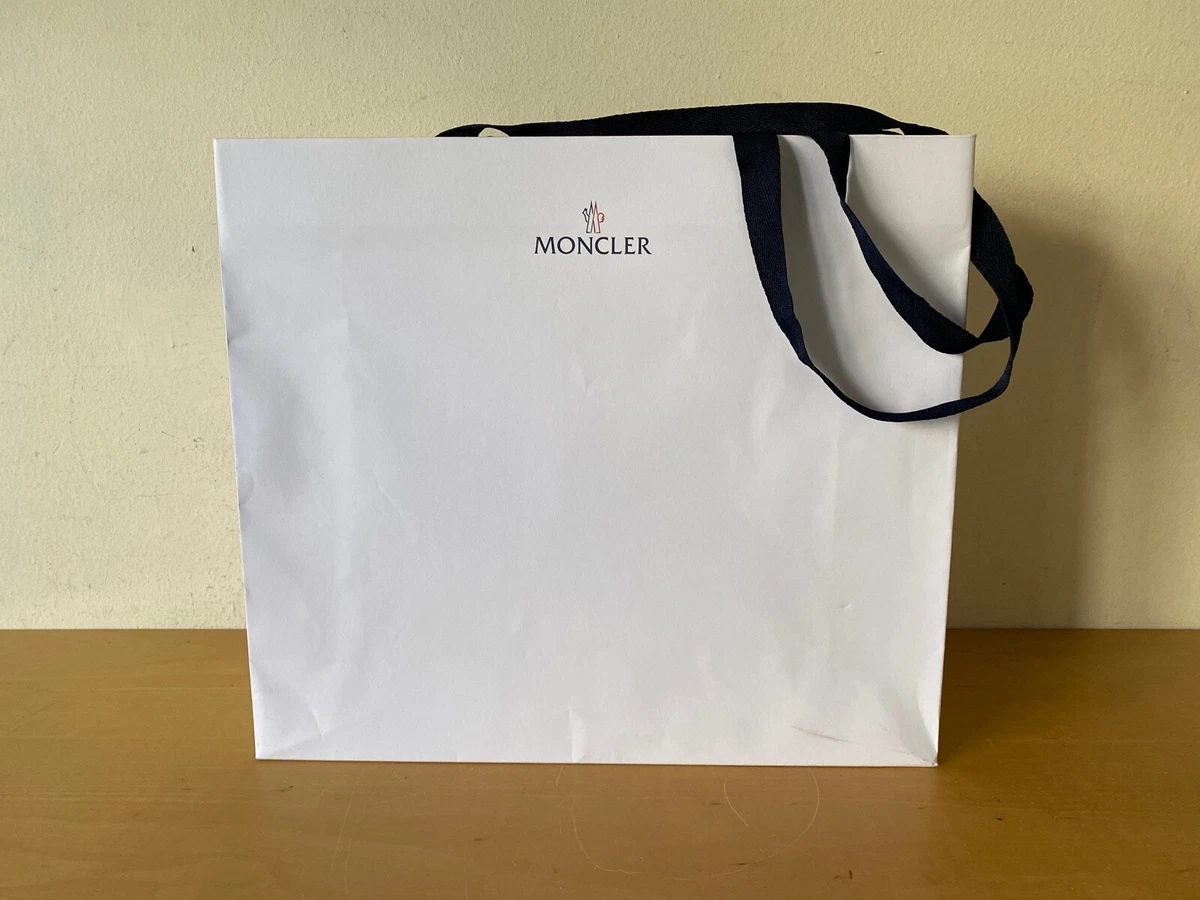 Used Paper Bag MONCLER Bag Paper 36 x 31 5 X 12 CM Used