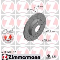 2X Zimmermann Sport Z Bremsscheibe 430.1485.52