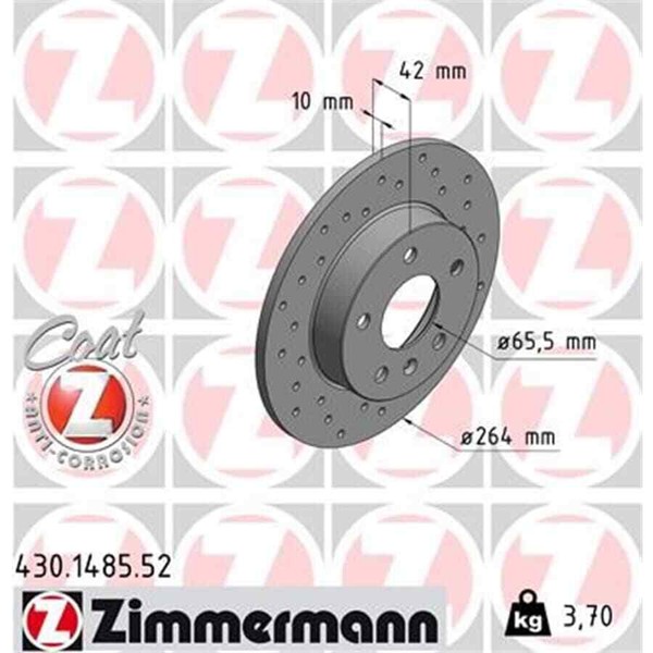2X Zimmermann Sport Z Bremsscheibe 430.1485.52-image
