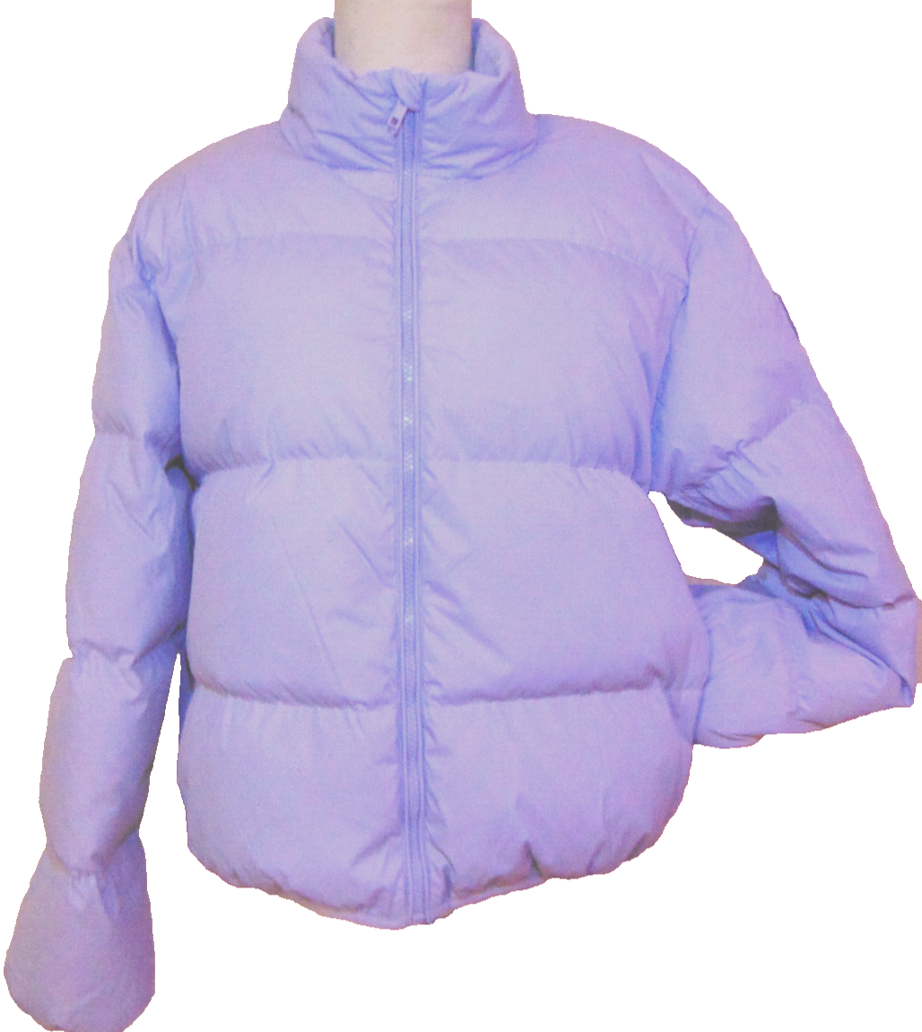 BT21 WINTER PADDING JACKET PURPLE PUFFER WHITE DOWN JACKET BT21 WINTER PADDING JACKET PURPLE PUFFER WHITE DOWN JACKET