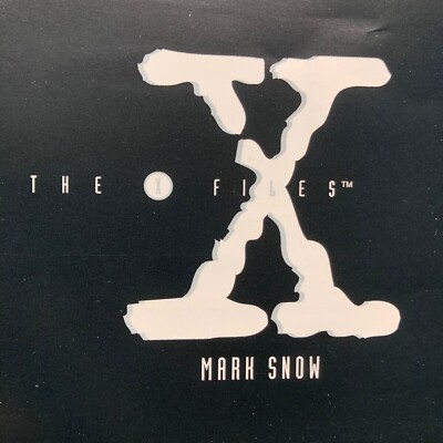 Mark Snow X-FILES Sci-Fi TV Soundtrack Score CD Maxi-Single Terrestrial Remixes