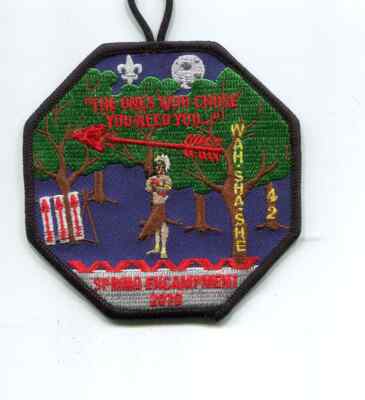 OA PATCH FROM LODGE 42 - WAH SHA SHE- SPRING ENCAMPMENT- 2010